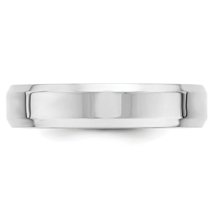 14KW 5mm Bevel Edge Comfort Fit Band-WBEC050