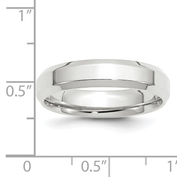 14KW 5mm Bevel Edge Comfort Fit Band-WBEC050