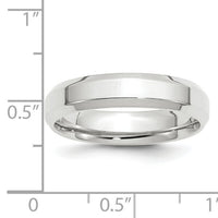 14KW 5mm Bevel Edge Comfort Fit Band-WBEC050