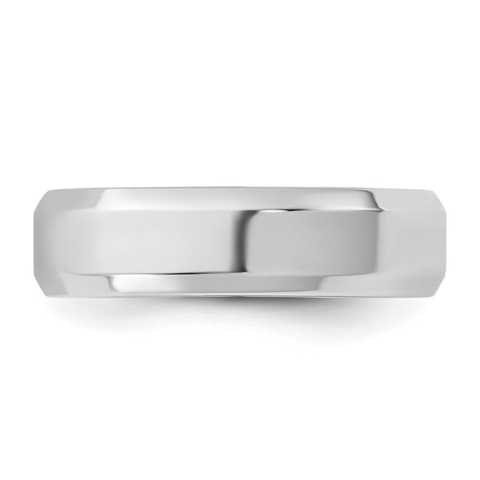 14KW 5.5mm Bevel Edge Comfort Fit Band-WBEC055