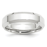 14KW 6mm Bevel Edge Comfort Fit Band-WBEC060