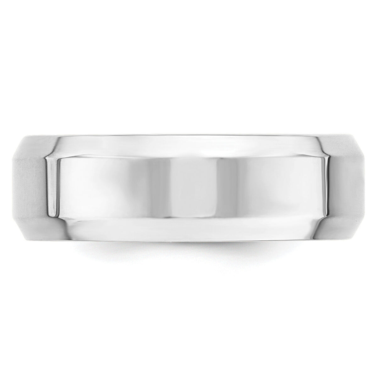 14KW 7mm Bevel Edge Comfort Fit Band-WBEC070