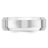 14KW 7mm Bevel Edge Comfort Fit Band-WBEC070