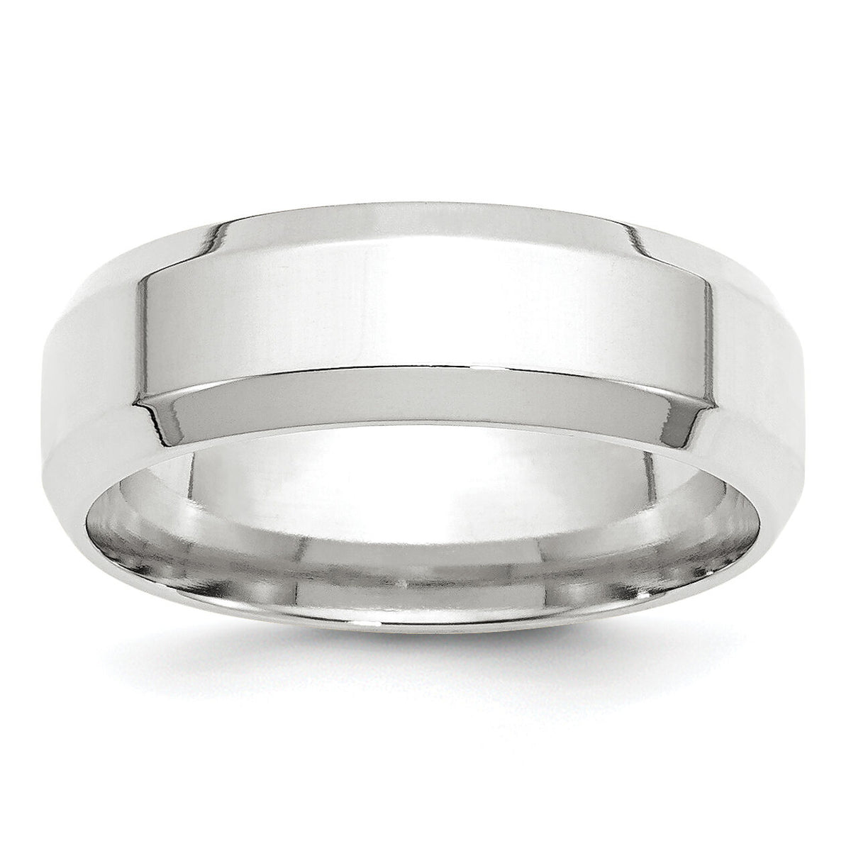 14KW 7mm Bevel Edge Comfort Fit Band-WBEC070