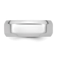14KW 8mm Bevel Edge Comfort Fit Band-WBEC080