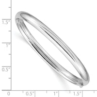 14k 3/16 White Gold Hinged Baby Bangle-WBP3/16