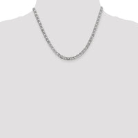 14k White Gold 4.5mm Concave Anchor-WCA120-18