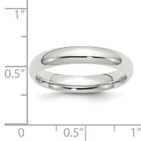 14KW 4mm Standard Comfort Fit Wedding Band-WCF040