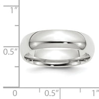 14KW 6mm Standard Comfort Fit Wedding Band-WCF060