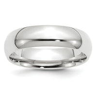 14KW 6mm Standard Comfort Fit Wedding Band-WCF060