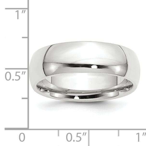 14KW 7mm Standard Comfort Fit Wedding Band-WCF070