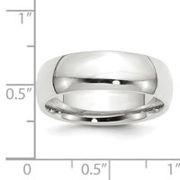 14KW 7mm Standard Comfort Fit Wedding Band-WCF070