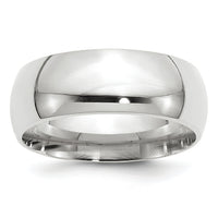 14KW 8mm Standard Comfort Fit Wedding Band-WCF080