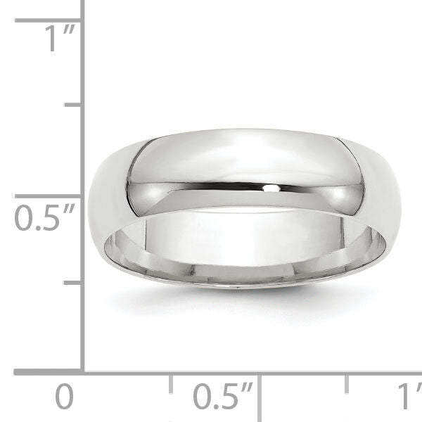 14KW 6mm LTW Comfort Fit Band-WCFL060
