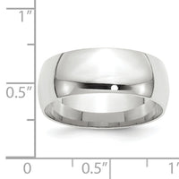 14KW 8mm LTW Comfort Fit Band-WCFL080