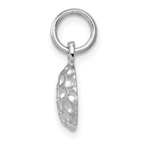 14k White Gold Golf Ball Charm-WCH123