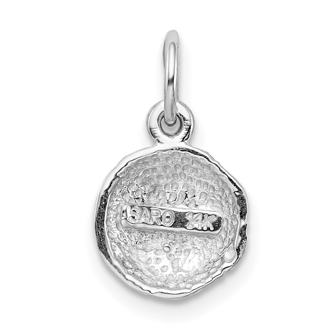 14k White Gold Soccer Ball Charm-WCH130