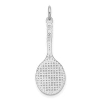 14k White Gold Tennis Racquet Charm-WCH137