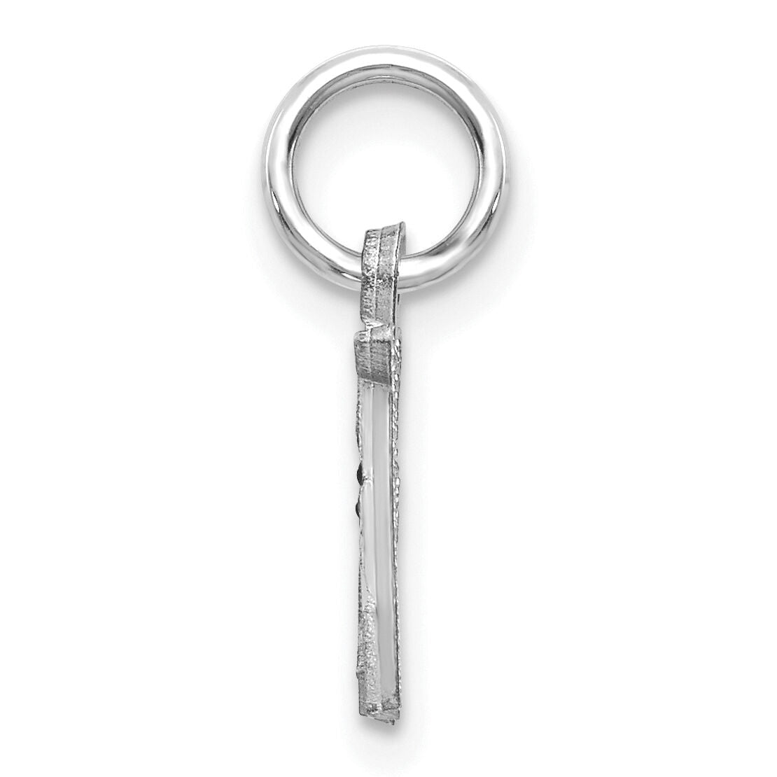 14KW Diamond-cut Letter A Initial Charm-WCH139-A