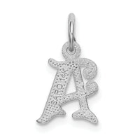 14KW Diamond-cut Letter A Initial Charm-WCH139-A