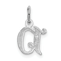 14KW Diamond-cut Letter D Initial Charm-WCH139-D