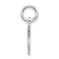 14KW Diamond-cut Letter F Initial Charm-WCH139-F