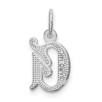 14KW Diamond-cut Letter G Initial Charm-WCH139-G