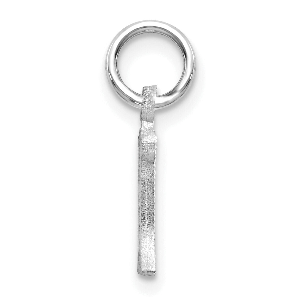 14KW Diamond-cut Letter H Initial Charm-WCH139-H
