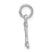 14KW Diamond-cut Letter I Initial Charm-WCH139-I