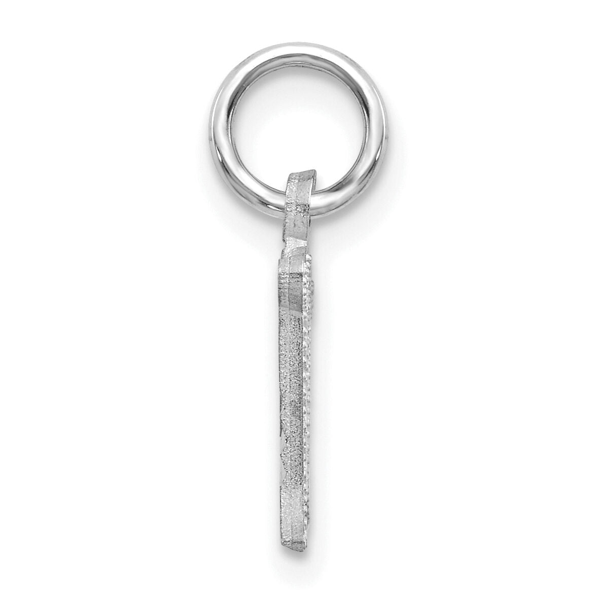 14KW Diamond-cut Letter M Initial Charm-WCH139-M