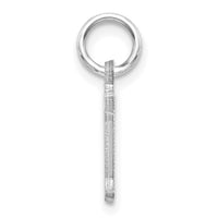 14KW Diamond-cut Letter N Initial Charm-WCH139-N