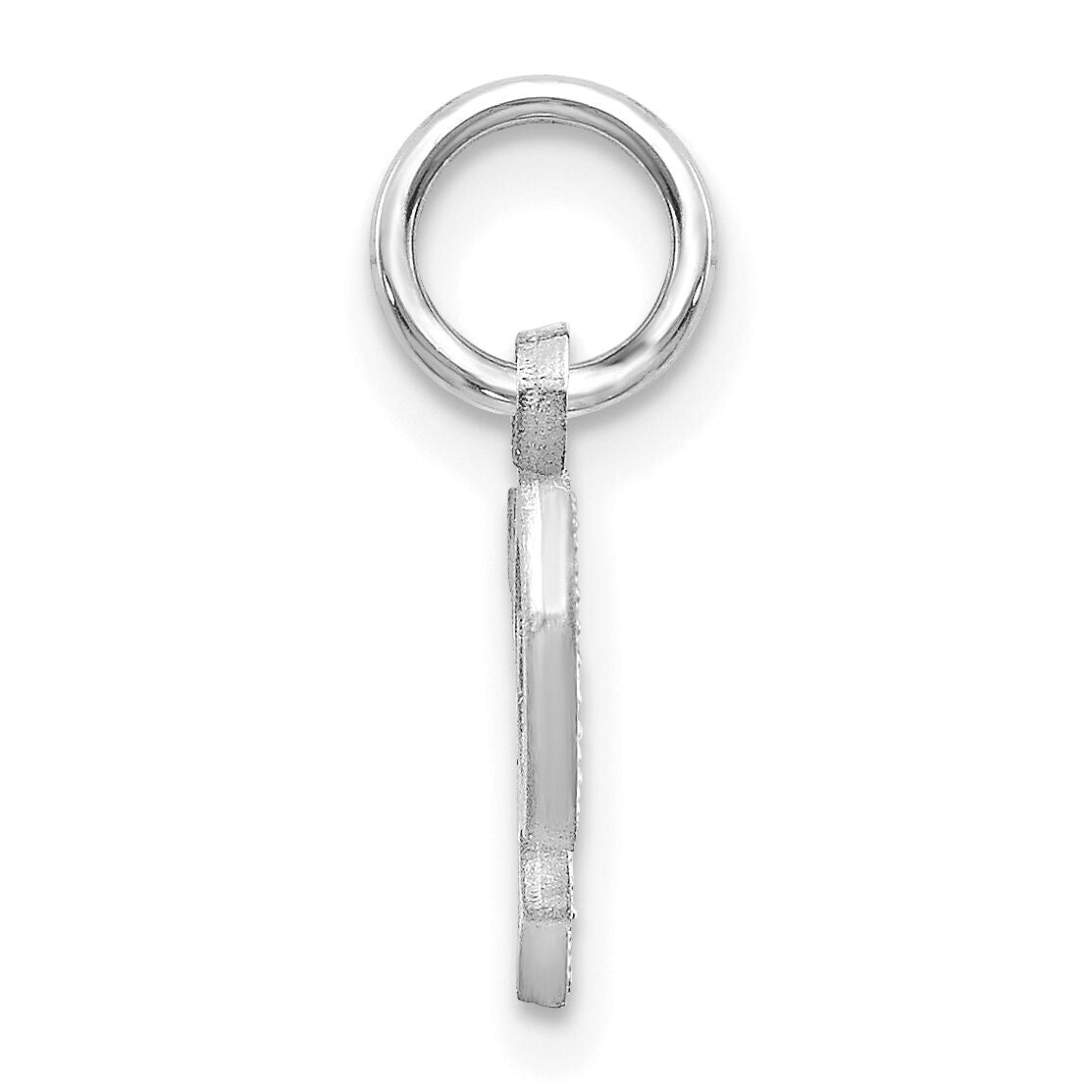 14KW Diamond-cut Letter P Initial Charm-WCH139-P