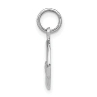 14k White Gold Claddagh Charm-WCH15
