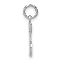14k White Gold SWEET 16 Charm-WCH25