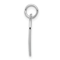 14k White Gold SWEET 16 Heart Charm-WCH26