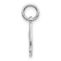 14k White Gold #1 MOM Charm-WCH30