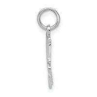 14k White Gold MOM Charm-WCH32