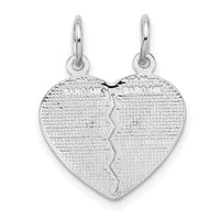 14k White Gold BEST FRIEND Break-apart Charm-WCH4