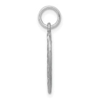14k White Gold Angel in Heart Charm-WCH51