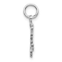 14k White Gold Snowflake Charm-WCH60