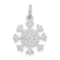 14k White Gold Snowflake Charm-WCH60