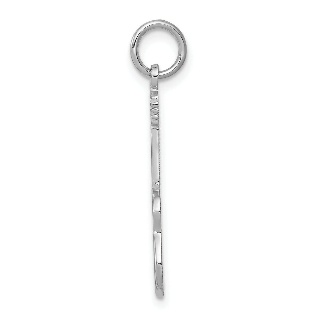 14k White Gold Guitar Charm-WCH70