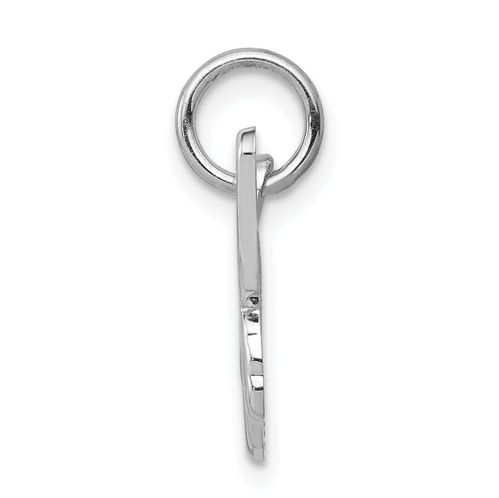 14k White Gold Butterfly Charm-WCH81