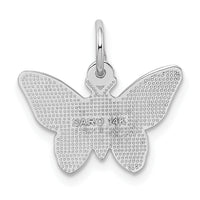 14k White Gold Butterfly Charm-WCH81