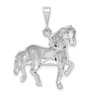 14k White Gold Horse Charm-WCH88
