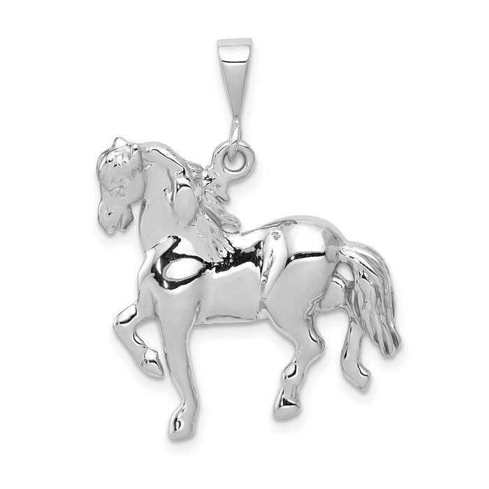 14k White Gold Horse Charm-WCH88