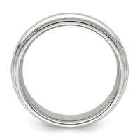 14KW 6mm Double Milgrain Comfort Fit Band-WDMC060
