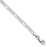 14k White Gold 2.75mm Flat Figaro Chain-WFIG070-7