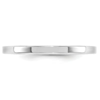 14KW 2mm Standard Flat Comfort Fit Band-WFLC020