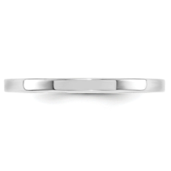 14KW 2mm Standard Flat Comfort Fit Band-WFLC020